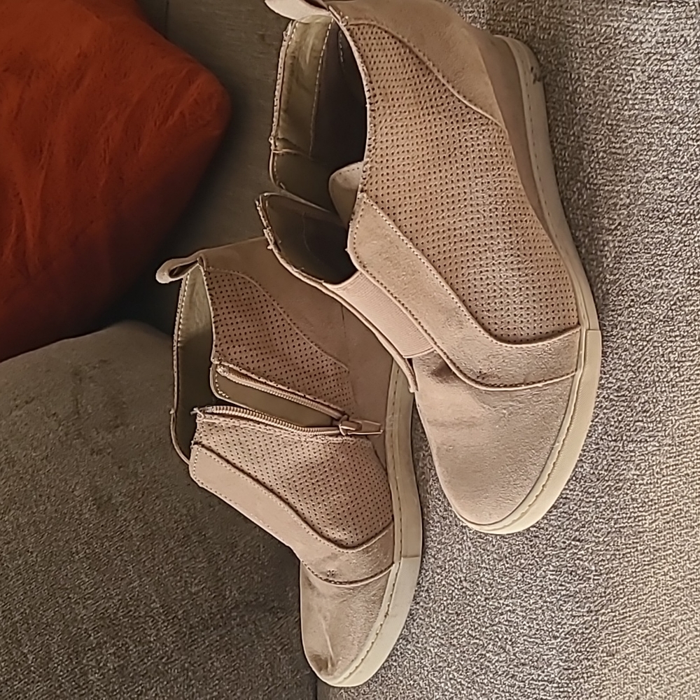 Boho wedge booties